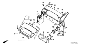 ST1100P Приборная панель