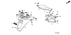 FES150 Заднее крыло