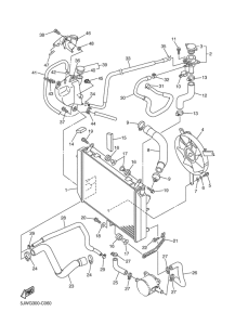 FJR1300 Radiator & hose