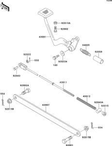EL250 Педаль тормоза