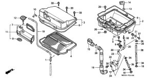 GL1500SE Воздухоочиститель