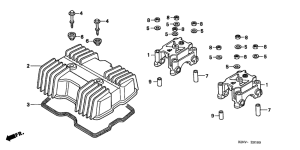 CMX250C Крышка головки цилиндров