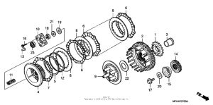 VT600C Сцепление