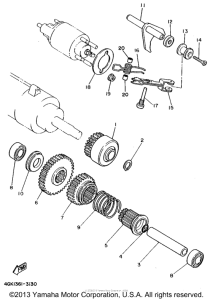 XV750FC Муфта стартера