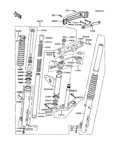 Z750 Front fork(1 / 2)