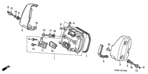 VT125 Крышка головки цилиндров