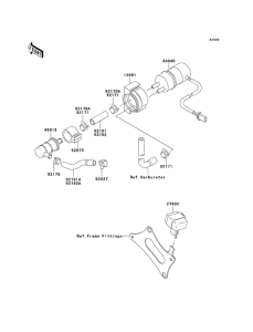 ZX600 Топливный насос