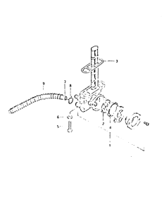 GSX400 Топливный кран