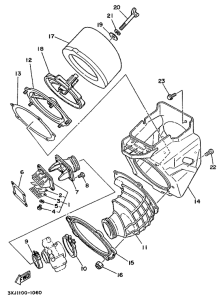 YZ125B Впускная система