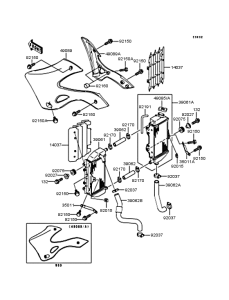 KX125 Радиатор