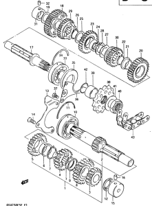 GSX750 Трансмиссия