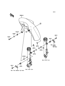 ER650 Крыло переднее