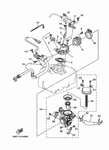 YP400 Впускная система