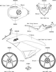 ZX600 Decals(ebony)(rbf)