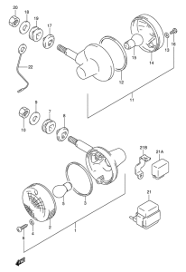 TU250 Поворотники