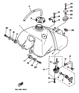 RT100K Топливный бак
