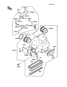 ZX900 Воздушный фильтр