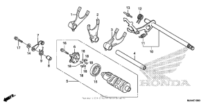 VT750C2B Барабан переключения передач