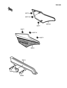 AR125S Боковые обтекатели
