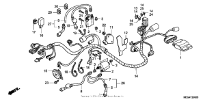 VT750CA Жгут проводов