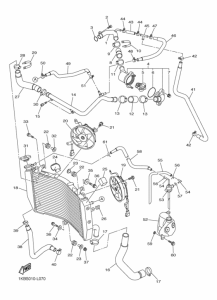 YZF-R1R ( RaceBase) Радиатор и шланг