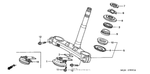 CBR900RE Траверса нижняя