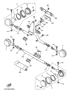 XV1600A Поворотники