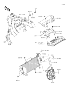 EX400 Радиатор