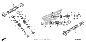 GL1800 (ABS) Распределительный вал и клапана