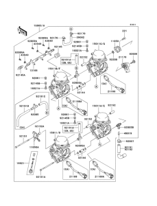 ZX600 Carburetor assy