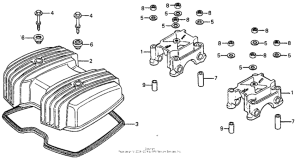CM185 Крышка головки цилиндров