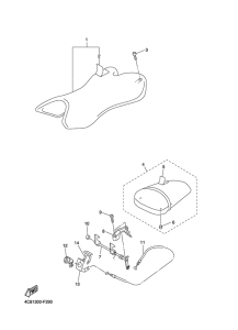 YZF-R1 Сиденье