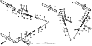VF750F Распределительный вал и клапана