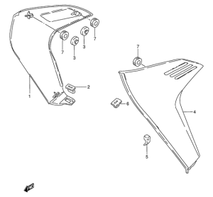 TS50 Радиатор cover