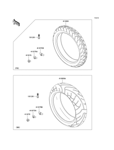 EX650 Покрышки