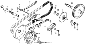 NC50 Clutch + drive chain