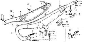 MT125 Глушитель