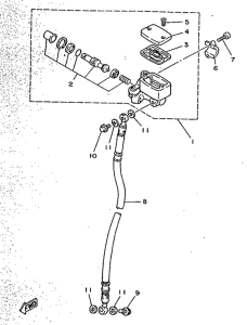 CY50R Bomba de freno delantera