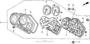 CBR900RR Спидометр
