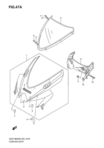 GSX-R600 Cowling body