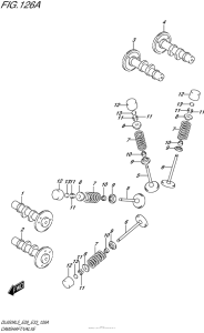 DL650 (ABS) Распред вал / клапана