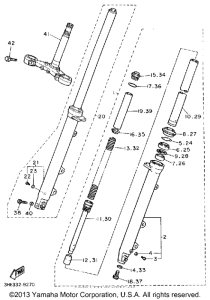 FZR600RA Передняя вилка