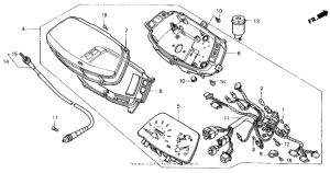 CH250 Спидометр