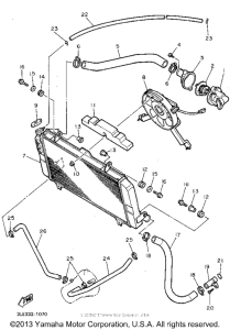 FZR1000FC Радиатор и Патрубки