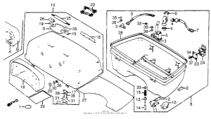 GL1100I Gl1100i rear trunk