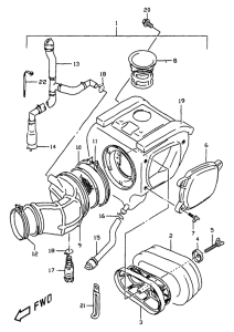 DR350 Воздухоочиститель