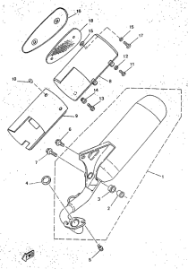 YN50R Выхлопная система