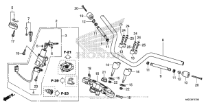 CB1100 (ABS) Handlebar + Top Bridge
