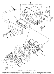 XS850G Впускная система