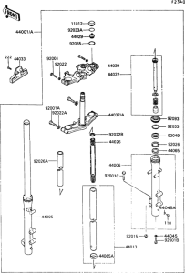  Передняя вилка